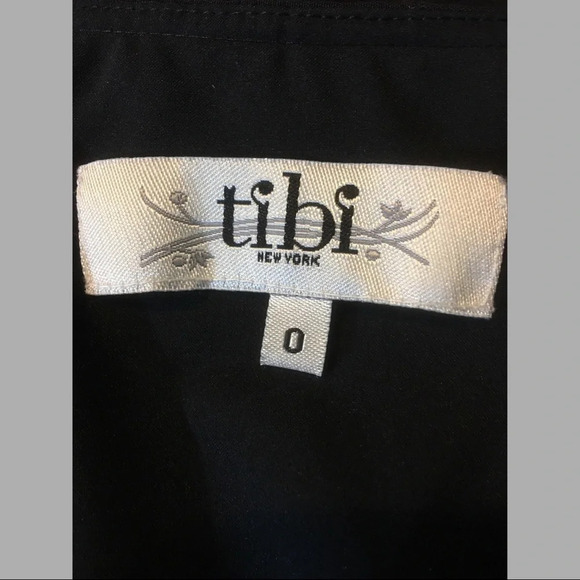 Tibi Black Silk Dress Sundress 0 - Picture 3 of 4